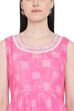 Pink Viscose Flared Kurta image number 1