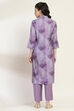 Pink Viscose Blend Straight Set image number 4