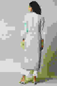 Green LIVA Straight Printed Kurta image number 3