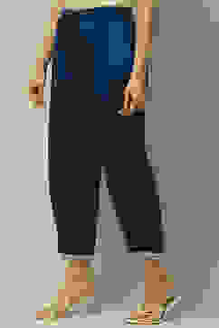 Indigo Viscose Straight Palazzo image number 2