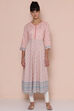 Peach Viscose Rayon Kalidar Kurta image number 0