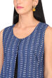 Indigo Straight Cotton Jacket image number 1