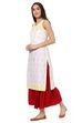 White Straight Cotton Kurta image number 5