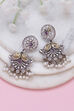 Dark Pink Brass Drop & danglers image number 0