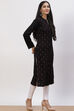 Black Acrylic Straight Kurta image number 3