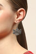 Oxidised Brass Earrings image number 3