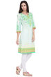 Green Straight Kurta image number 2