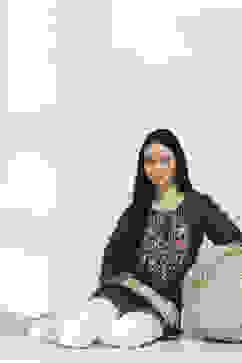 Navy Viscose Rayon Straight Kurti image number 0