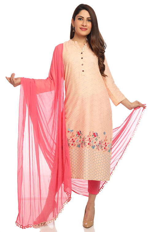 Pink Polyester Stoles image number 1