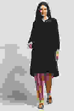 Black Viscose Rayon Straight SET image number 6