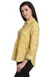 Beige Cotton Straight Indie Top image number 2