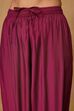 Maroon Viscose Blend Straight Printed Suit Set image number 2