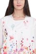 Off White Art Silk Asymmetric Indie Top image number 5