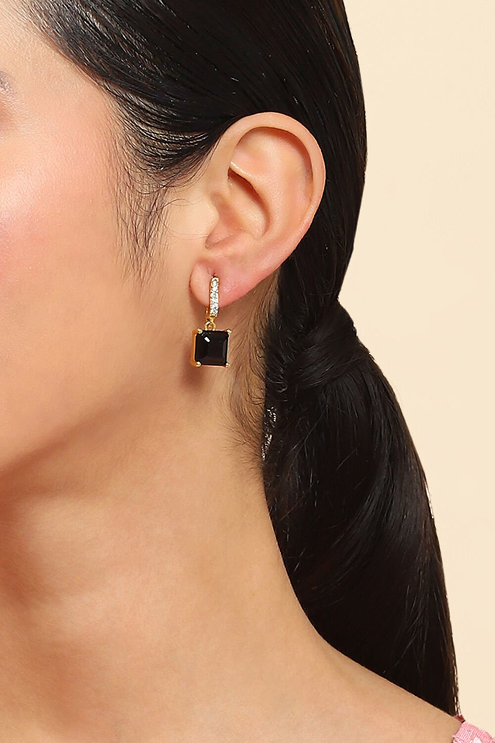 Black Brass Jhumka image number 1