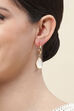 White Alloy Earrings image number 1