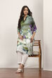 Green Rayon Straight Kurtas