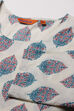 Sky Blue Cotton And Cambric Straight Kurta image number 1