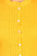 Yellow Straight Cotton Kurta image number 4