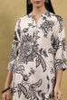 Black Viscose Rayon Printed Straight Kurta image number 1