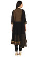 Black Kalidar Viscose Suit Set image number 4