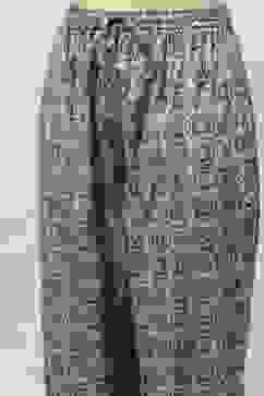 Blue Viscose Blend Straight Printed Co-ord Set image number 2