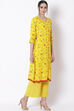 Yellow Viscose Kurta image number 4