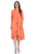 Indigo Asymmetric Viscose Dress image number 0