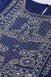 Blue Art Silk Straight Kurta image number 1