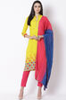 Yellow Viscose Kurta image number 2