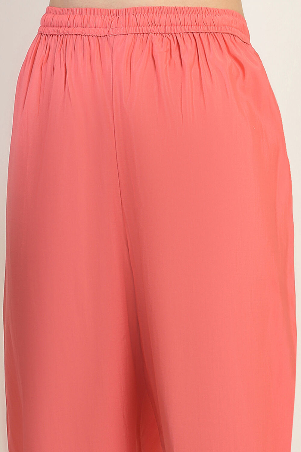 Pink Printed Straight Suit Set image number 2