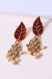 Green Metal Brass Earring image number 1