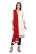 Red Cotton Stole image number 2