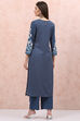 Rust LIVA Straight Kurta image number 2