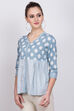 Grey Viscose Indie Top image number 2