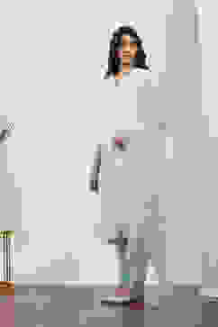 Blue Polyester Kalidar Suit Sets image number 3