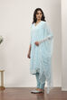 Blue Polyester Kalidar Suit Sets image number 3