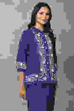 Blue Cotton Shirts image number 4