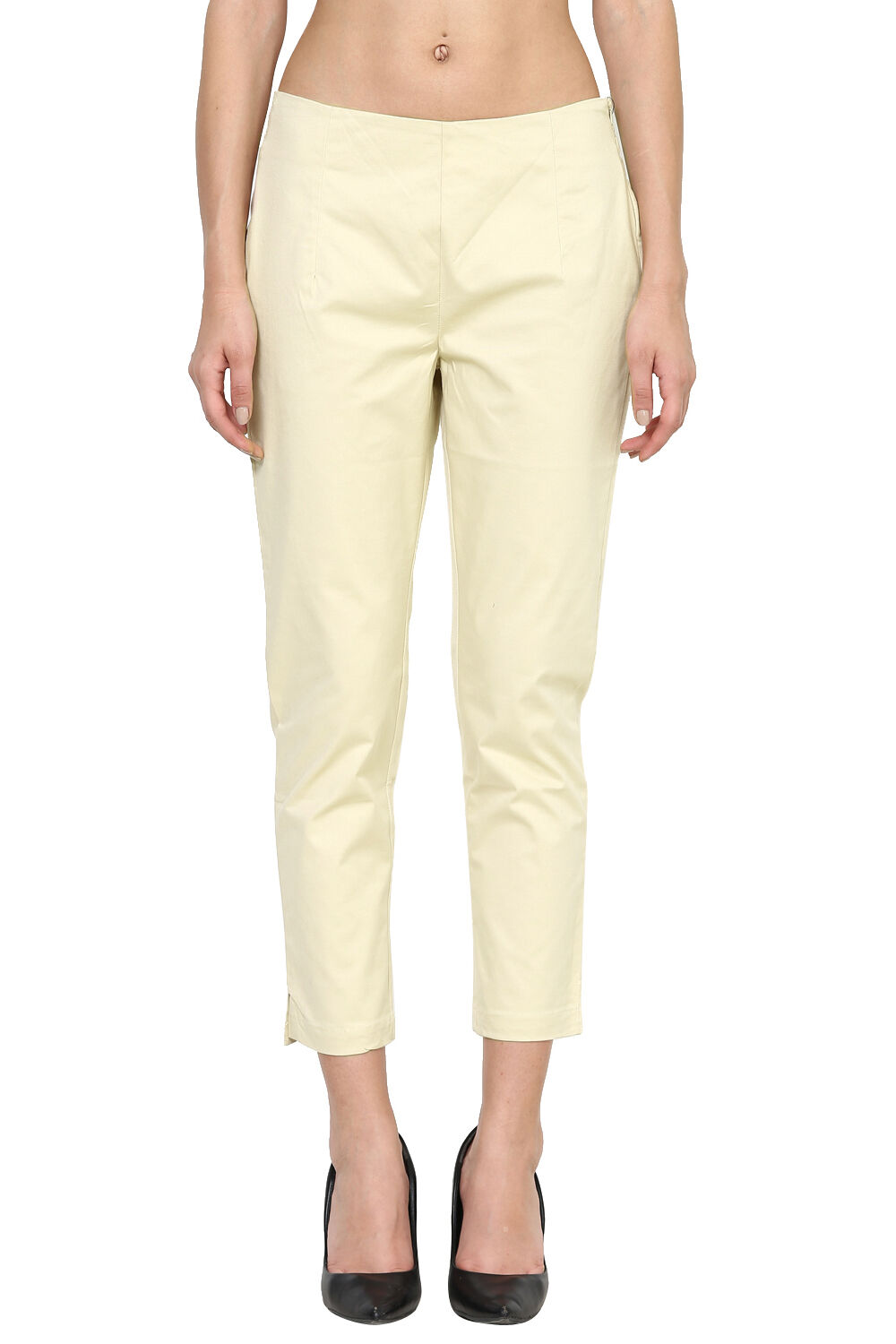 Buy Beige Cotton Pants 1N by Rangriti
