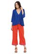 Orange Poly Cotton Culottes image number 7