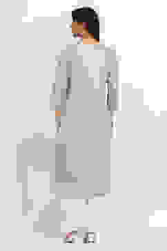 Sage Green Printed Straight Kurta image number 3