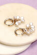 White Alloy Earrings image number 0