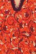 Orange Straight Cotton Kurta image number 4