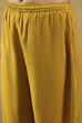 Mustard Viscose Blend Printed Straight Suit Set image number 2