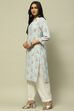 White Rayon Staight Kurta image number 2