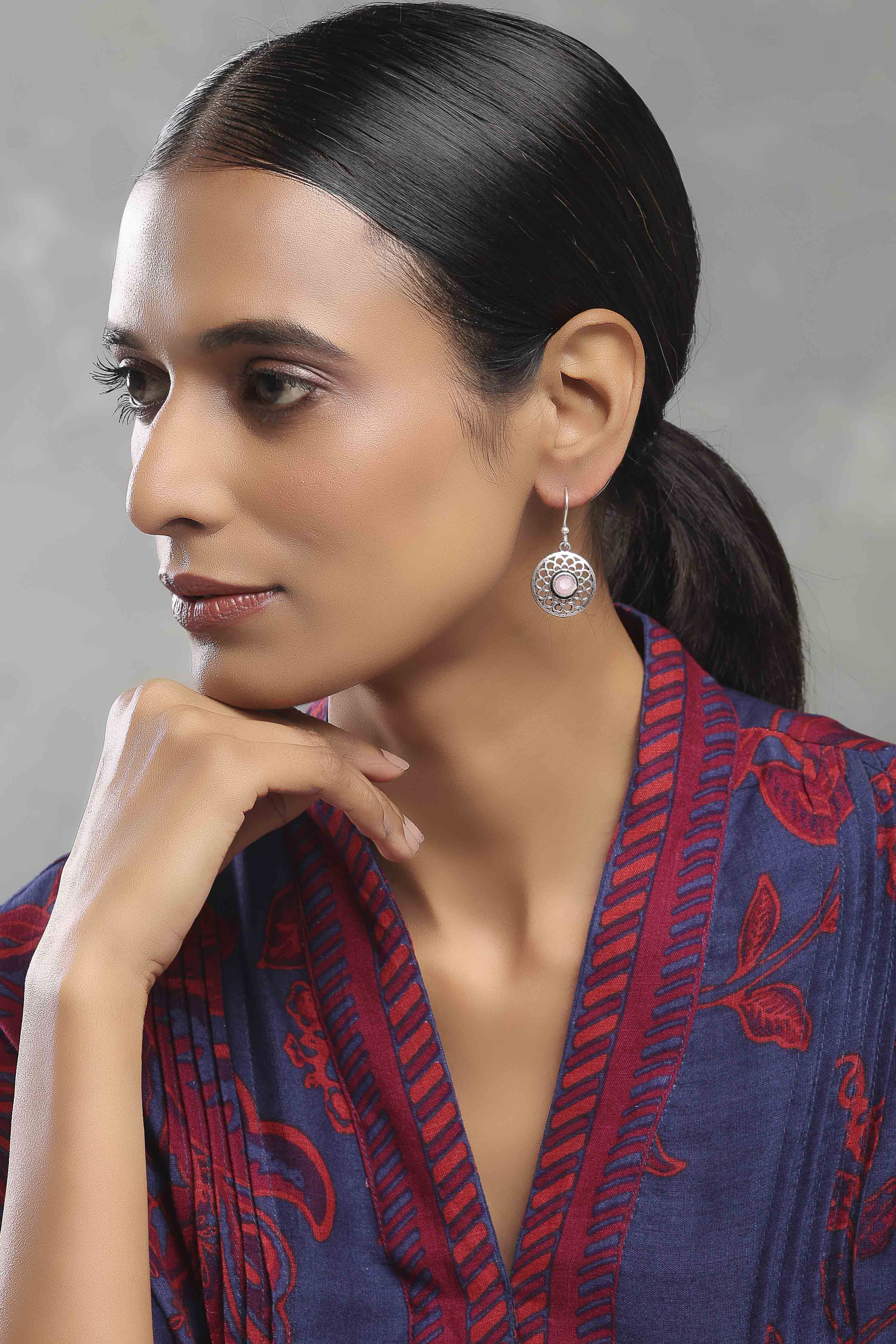 Light Pink Brass Drop & Danglers image number 3