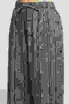 Indigo Cotton Printed Staright Suit Set image number 2