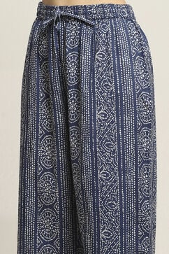 Indigo Cotton Straight Set image number 2