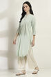 Green Viscose Rayon Straight Kurta image number 2