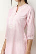 Blue Cotton Yarn-Dyed Straight Kurta image number 1