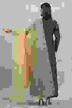 Gold Polyester Embroidered Dupatta image number 1